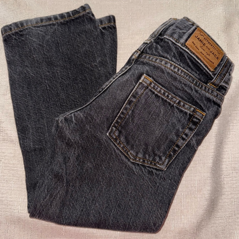 Janie and Jack Black washed looked Jeans. Size 4